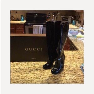 Beautiful Patton black Gucci high boots